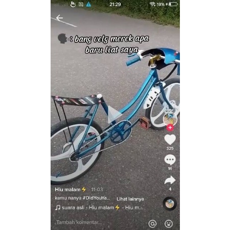 jok sepeda ontel DRAG