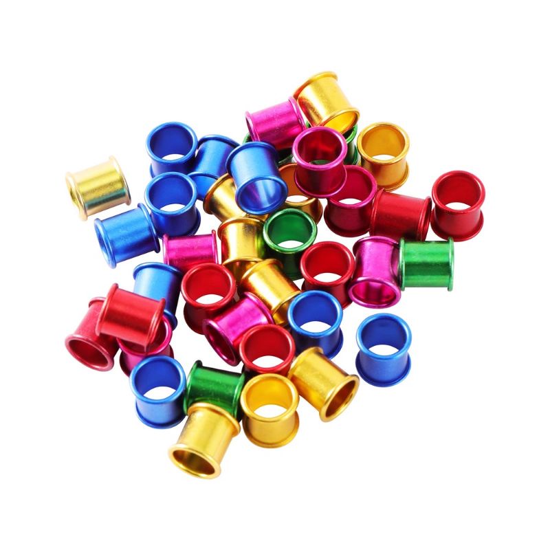 RING BURUNG  A11 PUTER PELUNG LUBANG 7MM TINGGI 9MM BAHAN IMPORT TEBAL