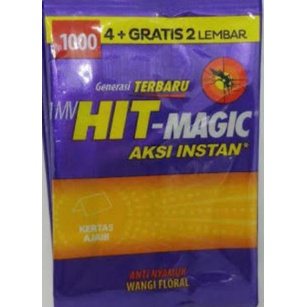 Hit magic obat nyamuk kertas dengan aksi instan 1 renceng isi 12 pcs