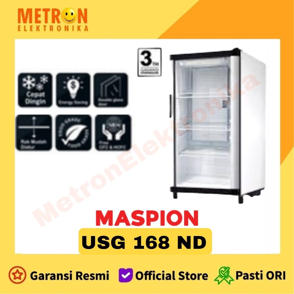 MASPION USG 168 ND - NEW DOOR - SHOW CASE 168LT