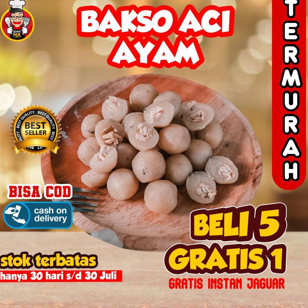 

↚ PENTOL ACI MENTAH JAGUAR 20Biji TERMURAH ALL VARIAN ISI BASO ACI BOCI BAKSO ACI BELI 5 GRATIS 1 ム