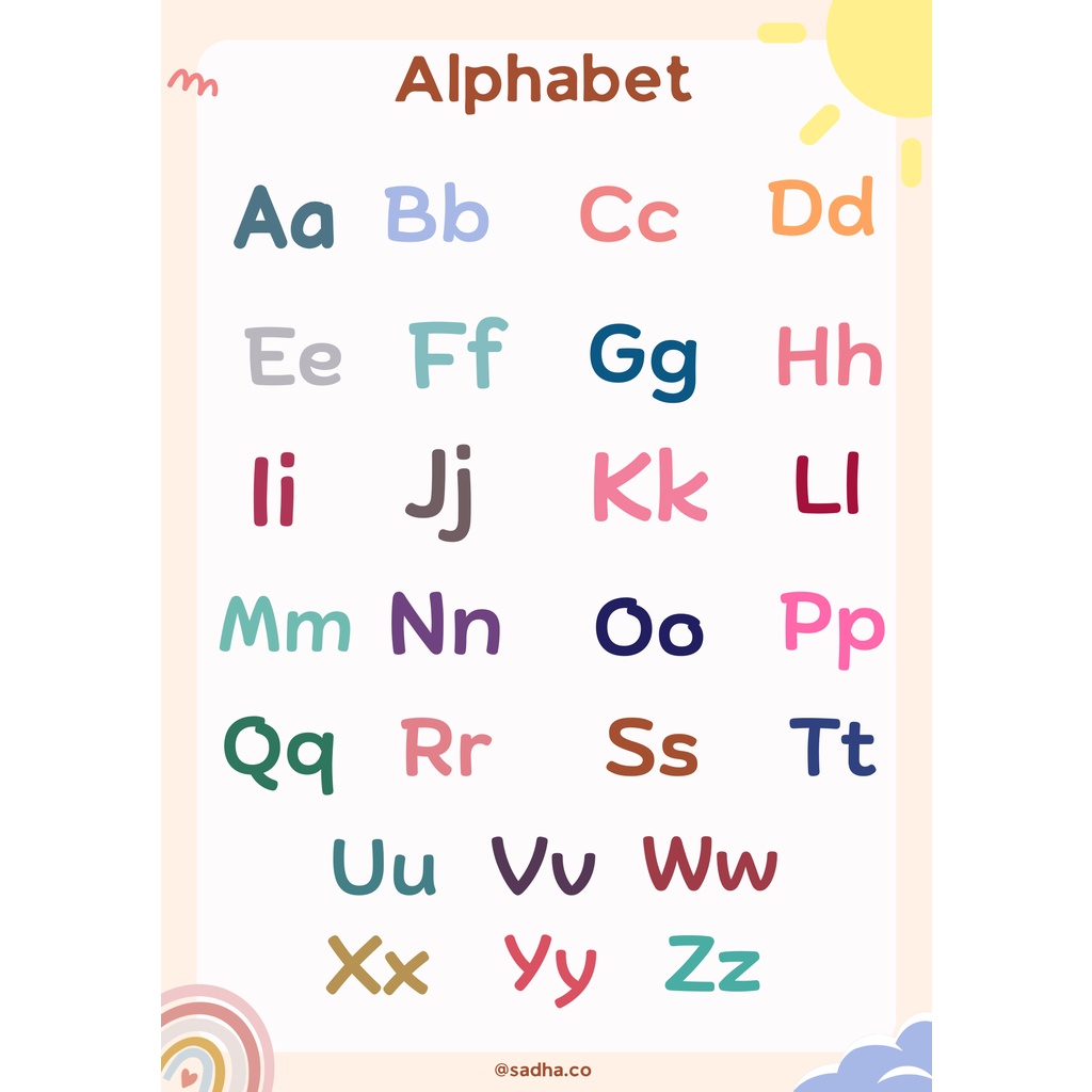 

Poster edukasi pastel/home decor