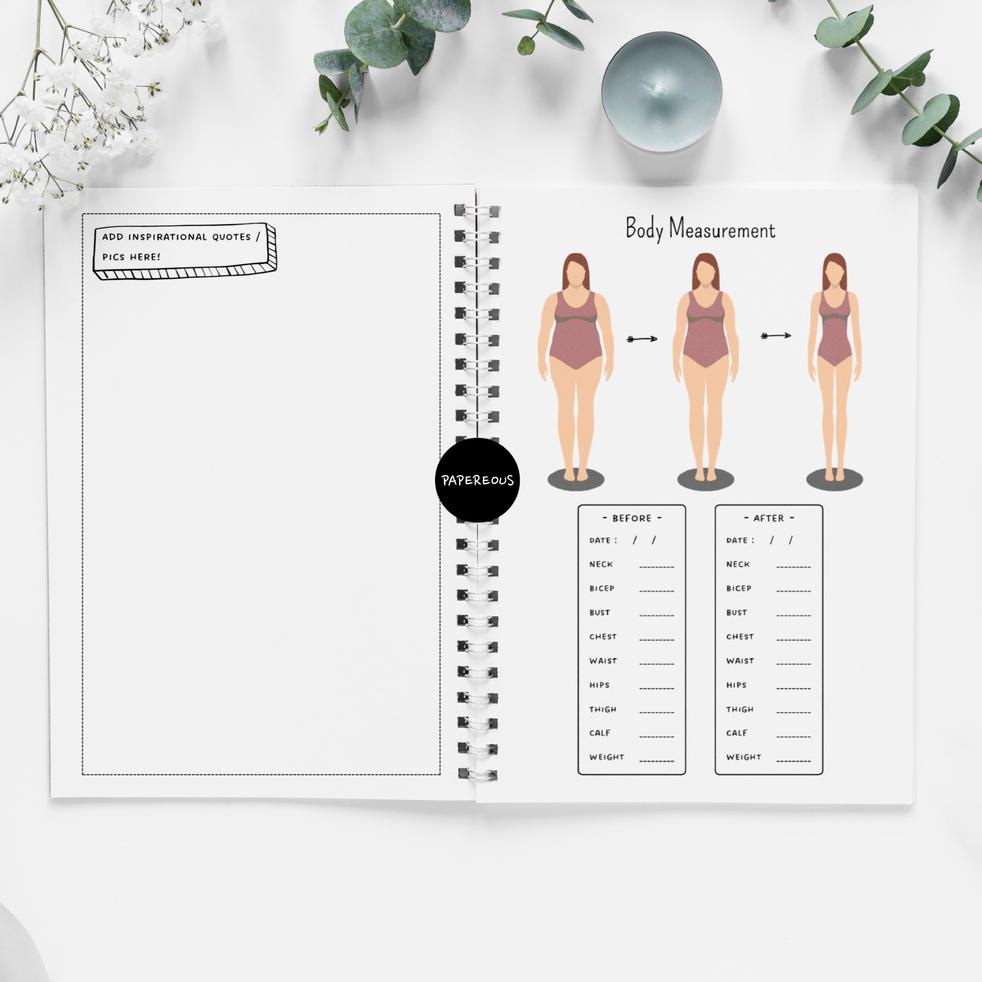 

New-O62N➸| FITNESS JOURNAL / WORKOUT PLANNER / WEIGHT LOSS TRACKER - REMEMBER WHY YOU STARTED kekinian