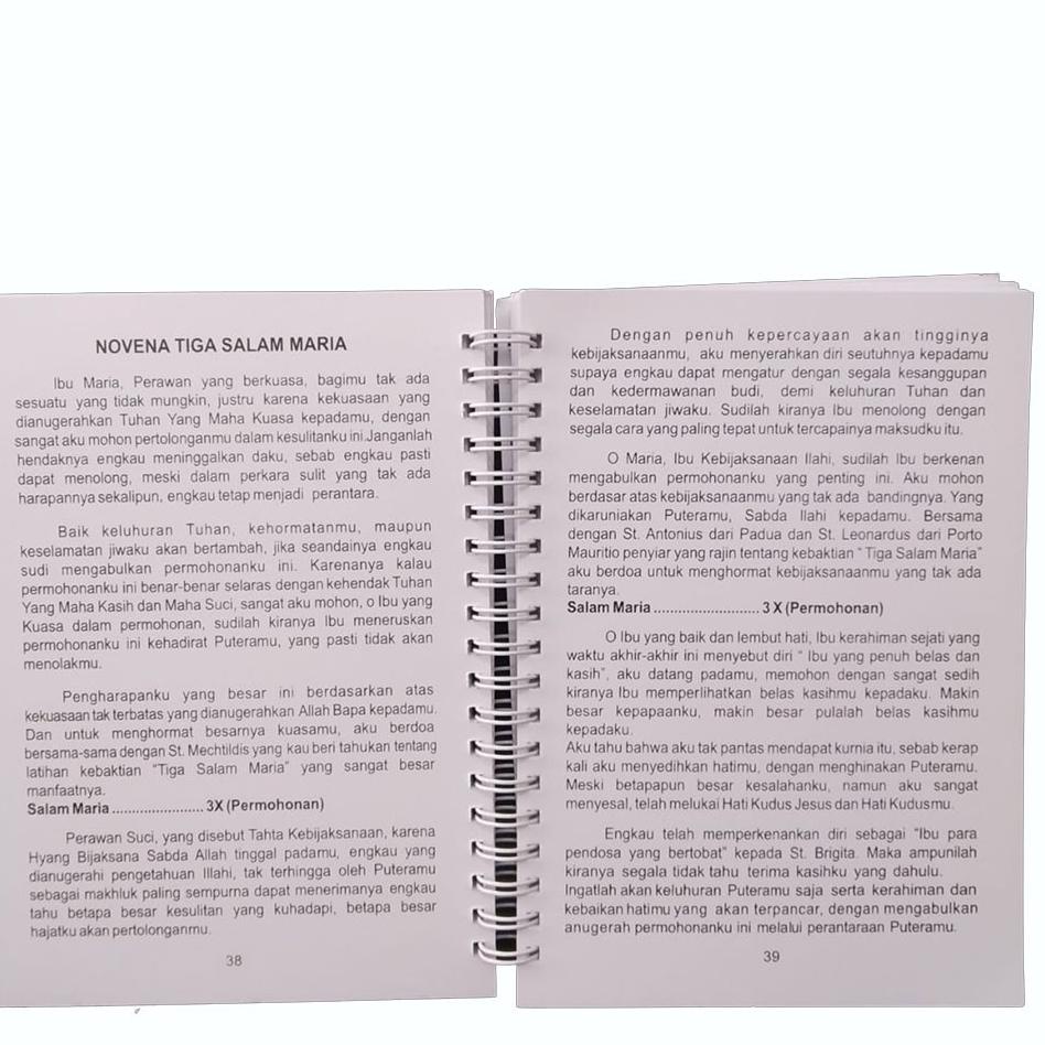 ➙Murah➙ RPWIC Buku doa katolik salam maria 52 ➙Ready