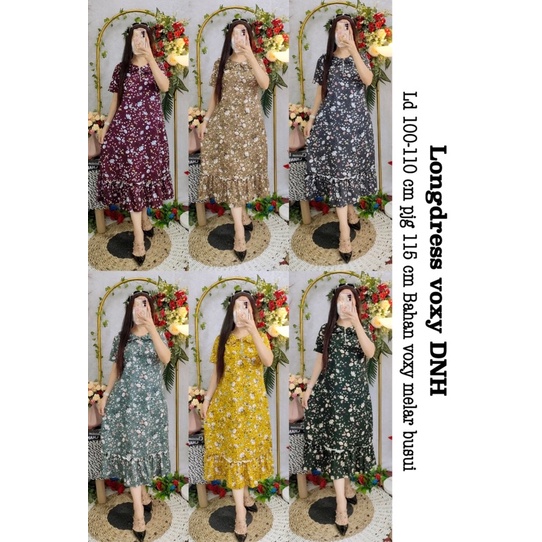 longdress rayon premium tebal promo