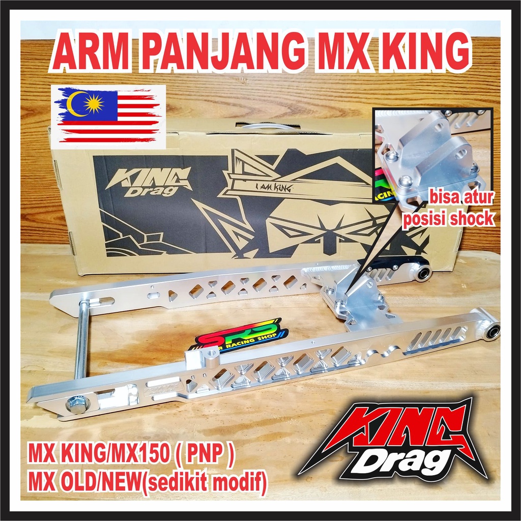 SWING ARM mx king lengan ayun sapit udang KING DRAG Y15ZR MXKING ORIGINAL KINGDRAG THAILAND