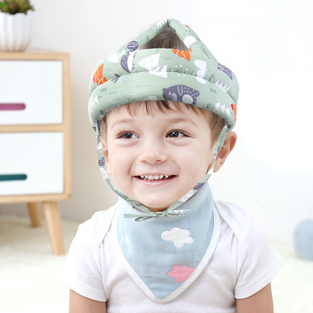 BEVAVAR Topi Pelindung Kepala Bayi Anti Bentur Lucu Baby Head Protector Helm Bayi Pelindung Kepala