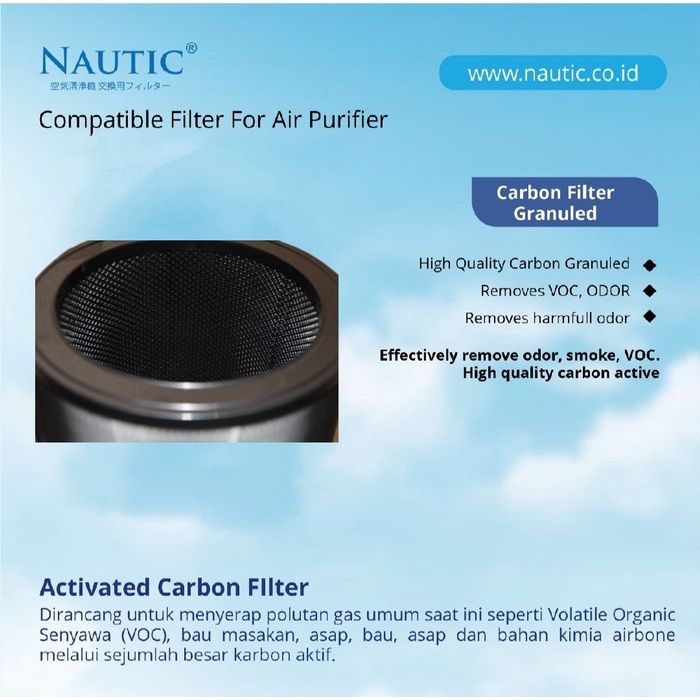 WINIX Filter O untuk Winix Air Purifier A230 / A231 Pengganti Filter Pembersih Udara Winix A231 A230