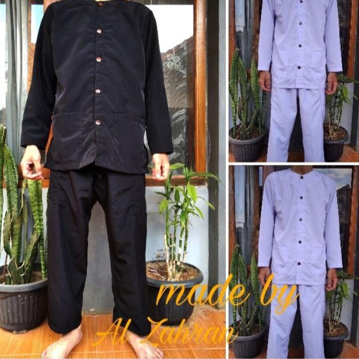 Diskon✔️SETELAN (baju + celana)baju pangsi/ adat  / silat /tradisional/kampret /khas sunda pria dewa