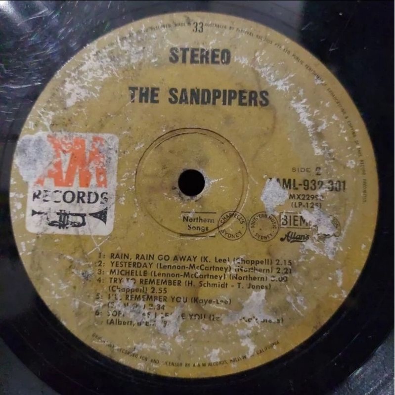 Vinyl Piringan Hitam PH 12&quot; The Sandpipers