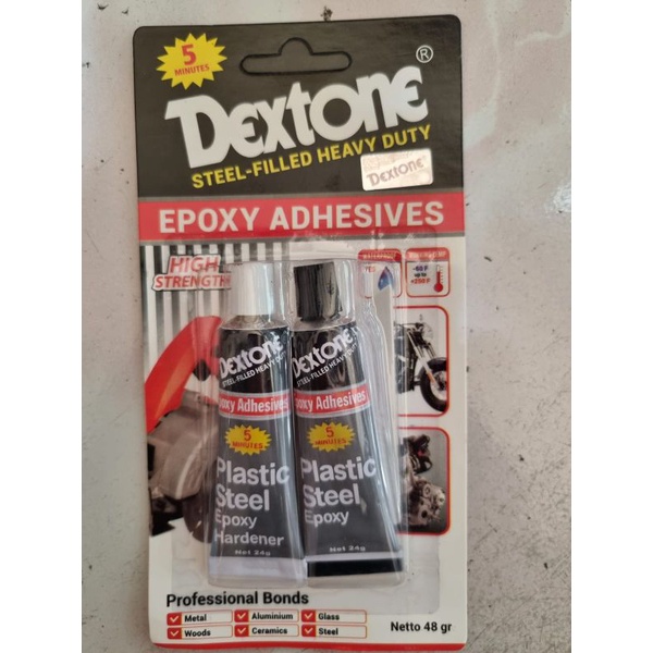 

lem besi/lem campur/ lem 5 menit dextone 48gr