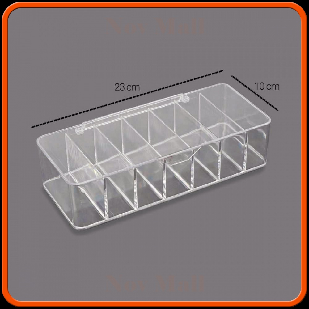 Kotak Kabel Organizer Cable Storage Box 7 Slot with Cover -ST447