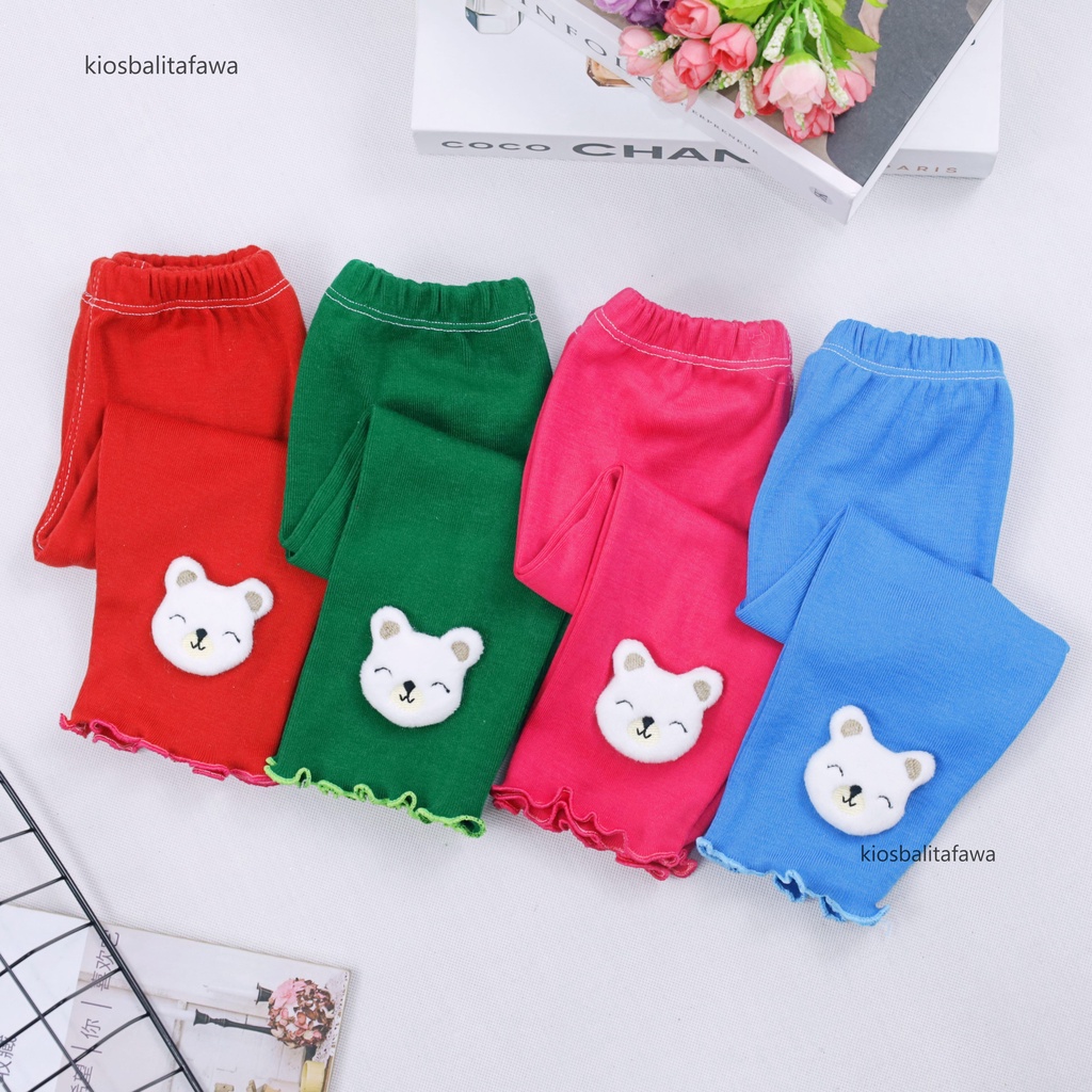 [IMPORT] Legging Dahyun uk 1-7 Tahun / Celana Panjang Premium Cotton Rib Anak Perempuan Bayi Balita Leging Polos Lejing Laging Knit Import baby cinnamon