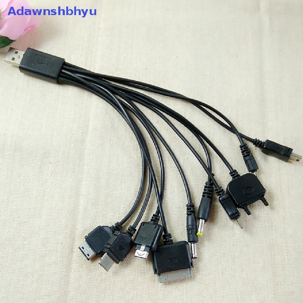 Adhyu Kabel USB Charger 10in1 al Untuk Motorola Samsung LG Kabel Data ID