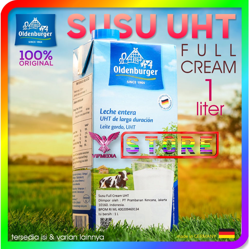 

Susu OLDENBURGER UHT - Full Cream - 1 Liter