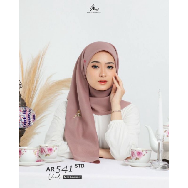 Hijab Arrafi 541 kerudung segi empat hijab square terbaru