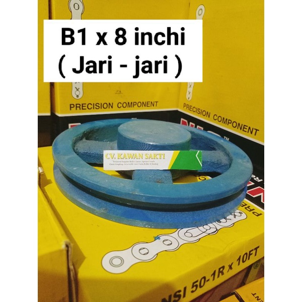 Pulley B1 x 8 inchi Jari jari
