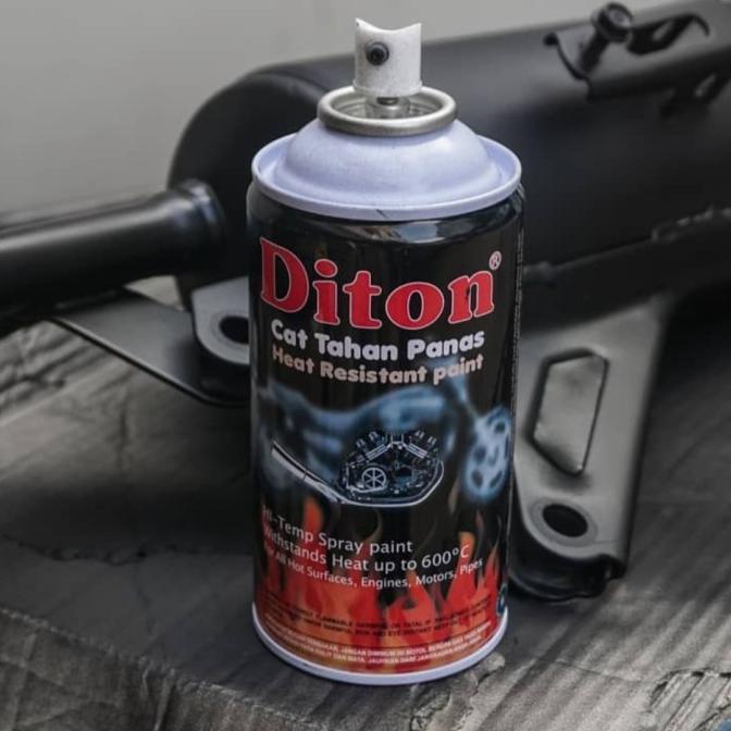 {BISA COD] ASLI CAT SEMPROT DITON PREMIUM HI TEMP BLACK KHUSUS KNALPOT TERLARIS TERPERCAYA ORIGINAL