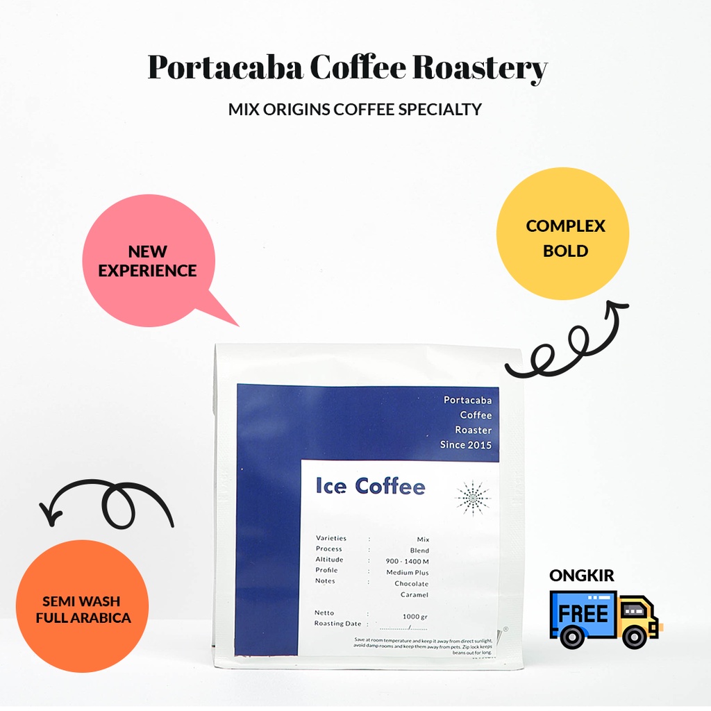 

Ice Coffee Drip Bag Coffee - (kopi instan filter) by Portacaba