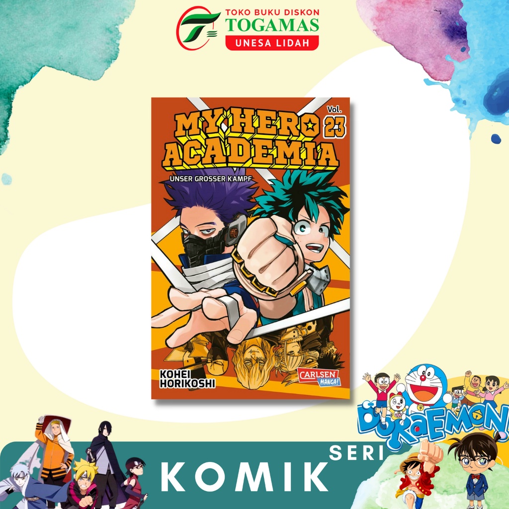 PRE-ORDER KOMIK MY HERO ACADEMIA 01, 02, 03, 09, 10, 11, 13, 14, 15, 16, 17, 18, 19, 20, 21, 22, 23,24 KARYA KOHEI HORIKOSHI