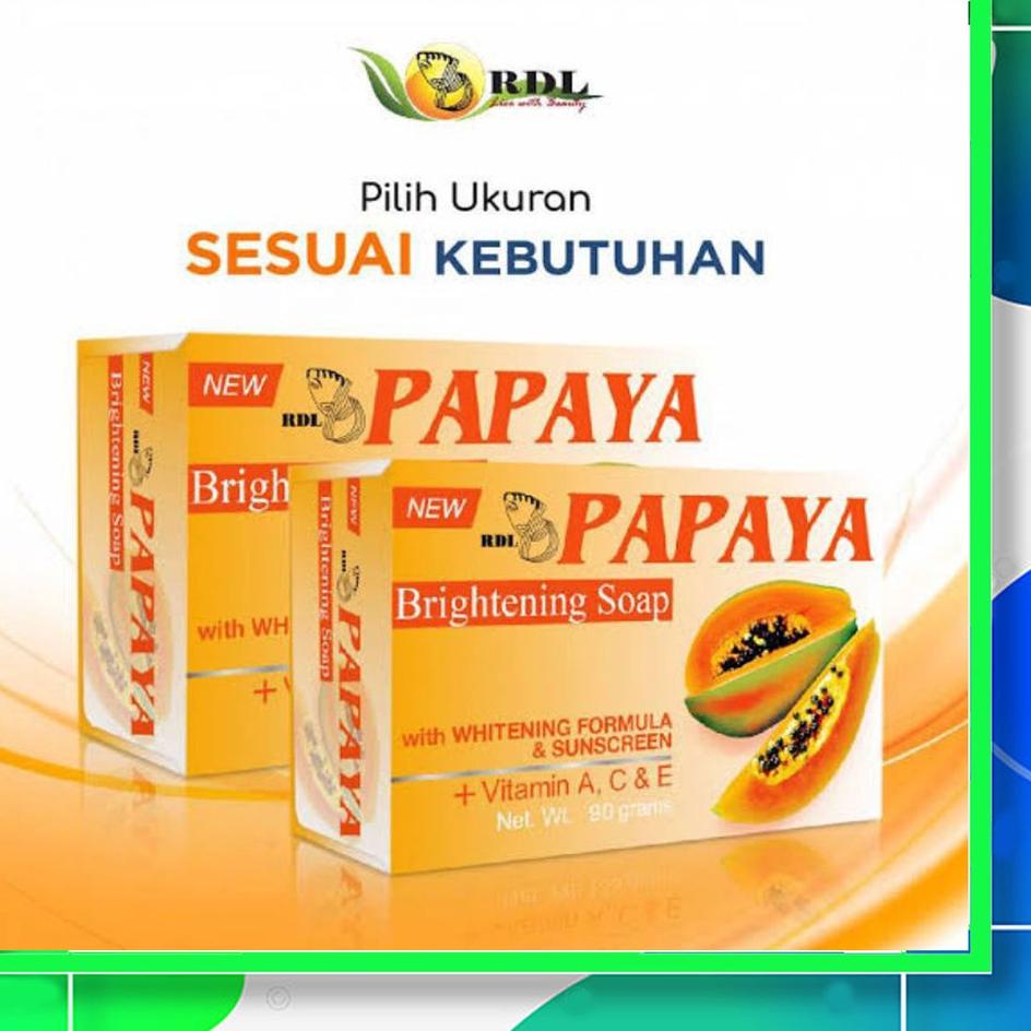 (♥C6369]  SABUN PAPAYA RDL // PT DWI MITRA ARTHA// 135gr