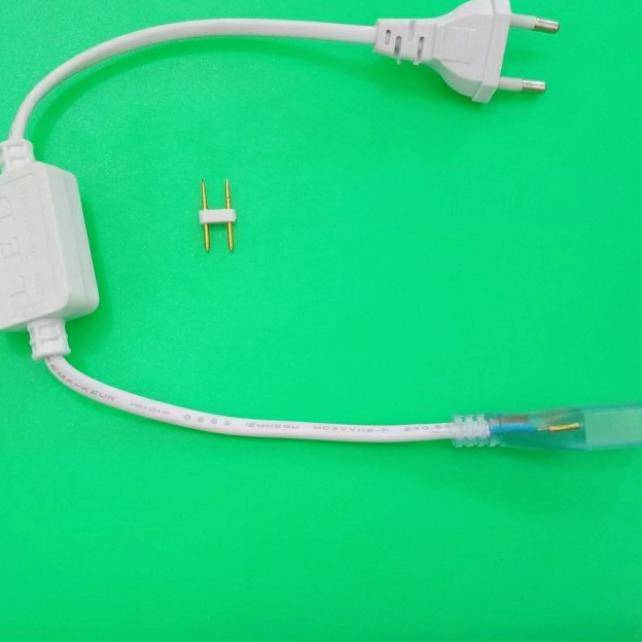ヽ Adaptor Socket Led Strip 5050 220V / Adaptor Lampu LED Selang GROSIR ブ