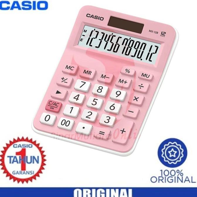 

Kalkulator Casio Mx 12B 12 Digit - Pink