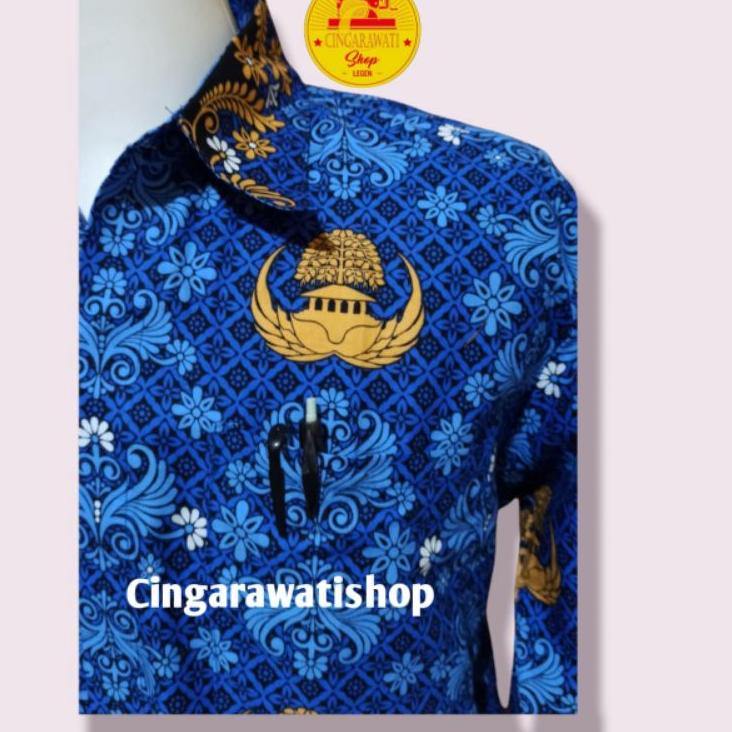 Big Sale Baju Seragam Korpri Pria Batik Korpri Pria Terbaru 2022 Kemeja Korpri Pria Baju Korpri Terb