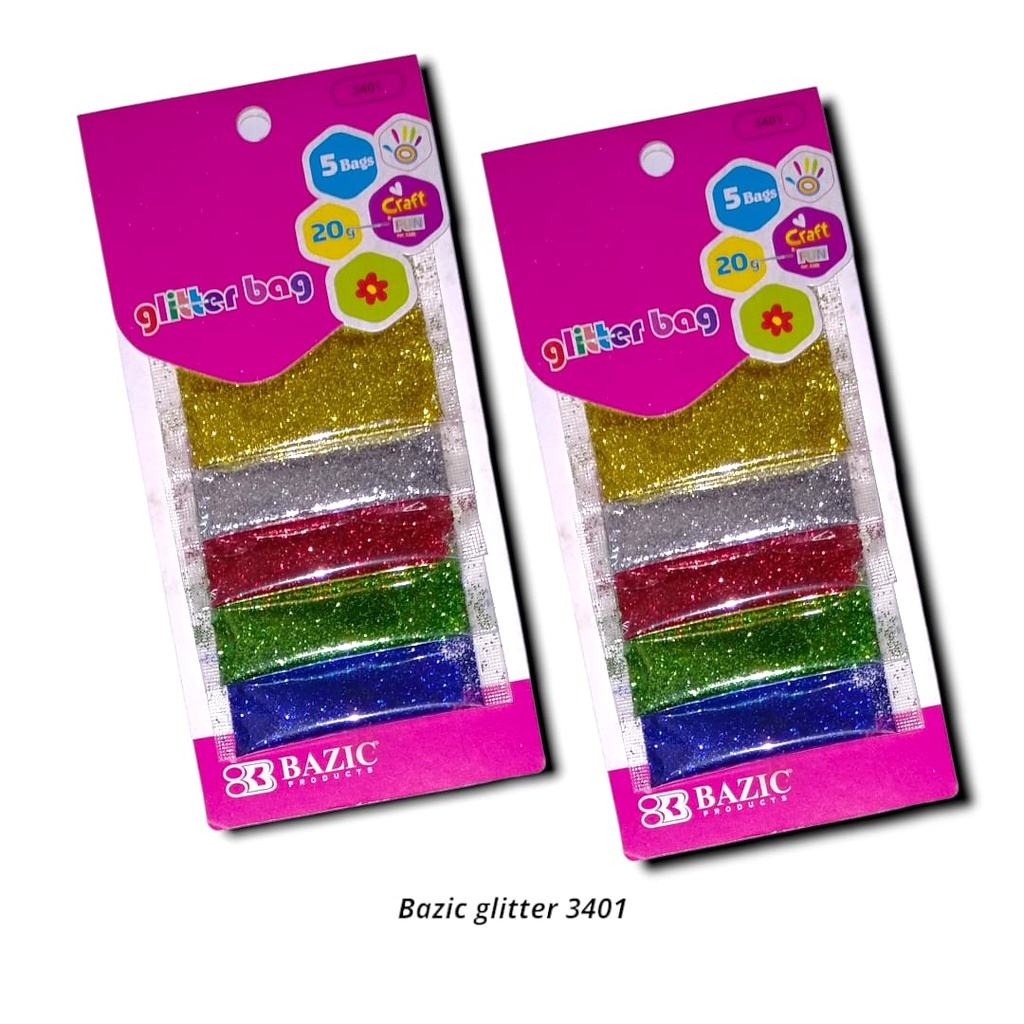 

GLITER SERBUK BUBUK POWDER GLITTER PRAKARYA SACHET WARNA SET 5 COLOR