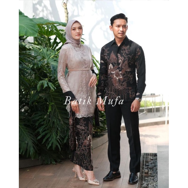 SET COUPLE MADINA BROWN | KEBAYA MODERN KEBAYA WISUDA KEBAYA TUNANGAN TERBARU