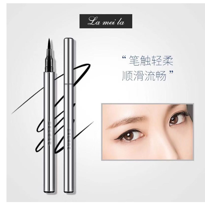 Lameila Eyeliner Anti Air &amp; Keringat Warna Gold / Silver