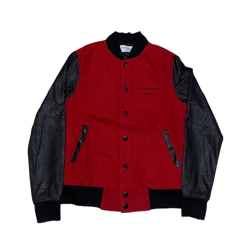 Diet butcher slim skin eye varsity jacket