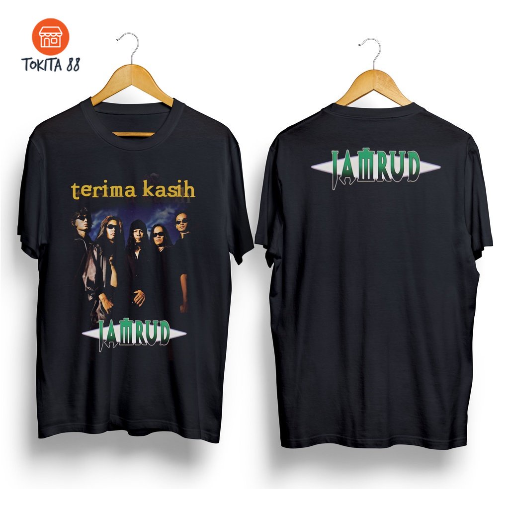 Kaos Distro JAMRUD BAND ALBUM TERIMA KASIH Premium tshirt Jamrud - Baju Jamrud Band Musik Rock Katun