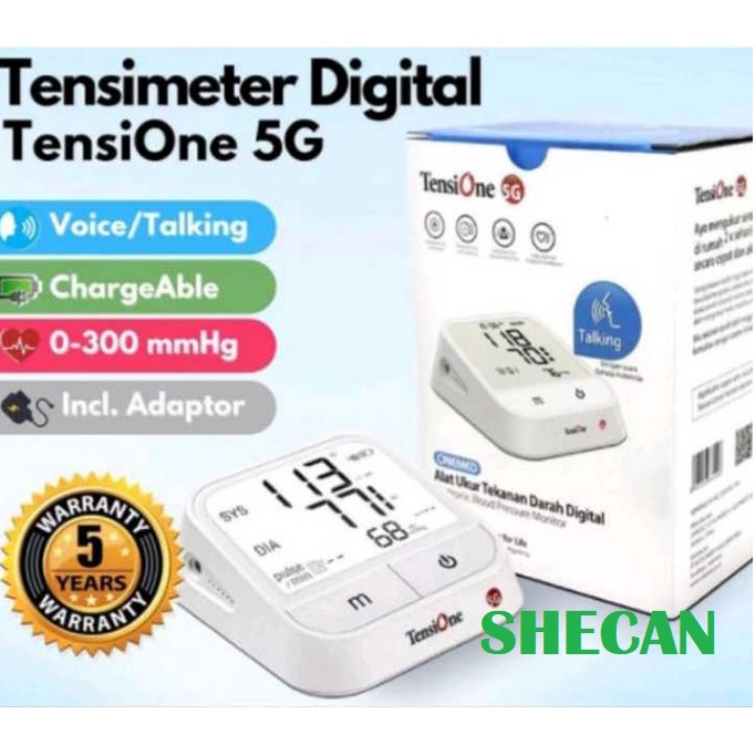 Tensimeter Digital  5G Tensi Digital+ suar+ adaptor