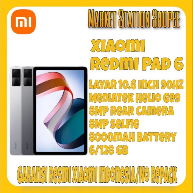 Xiaomi Redmi Pad 6/128 GB New Garansi Resmi