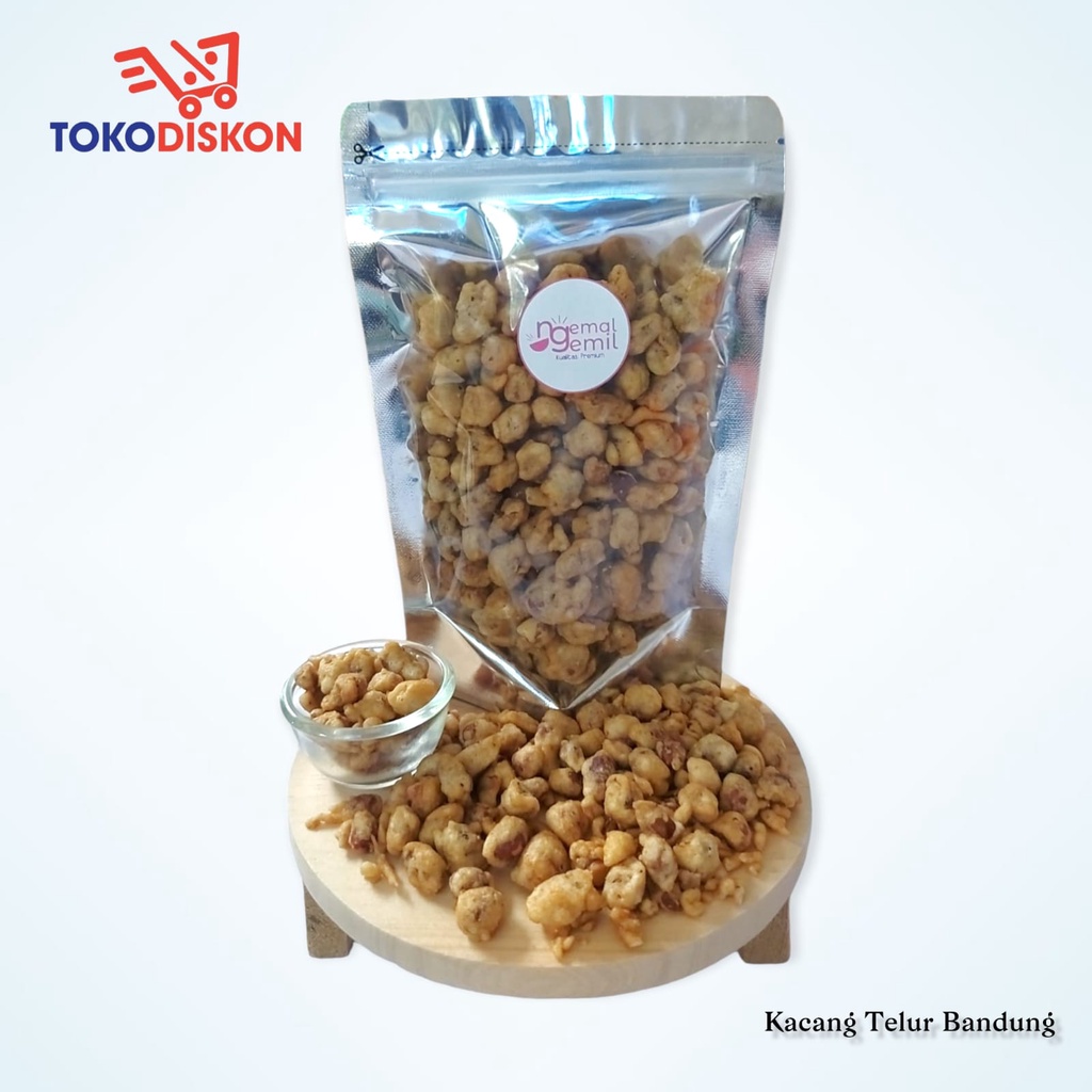 

Snack Kacang Telur Bandung Kacang Telur Keriting Homemade Kualitas Premium