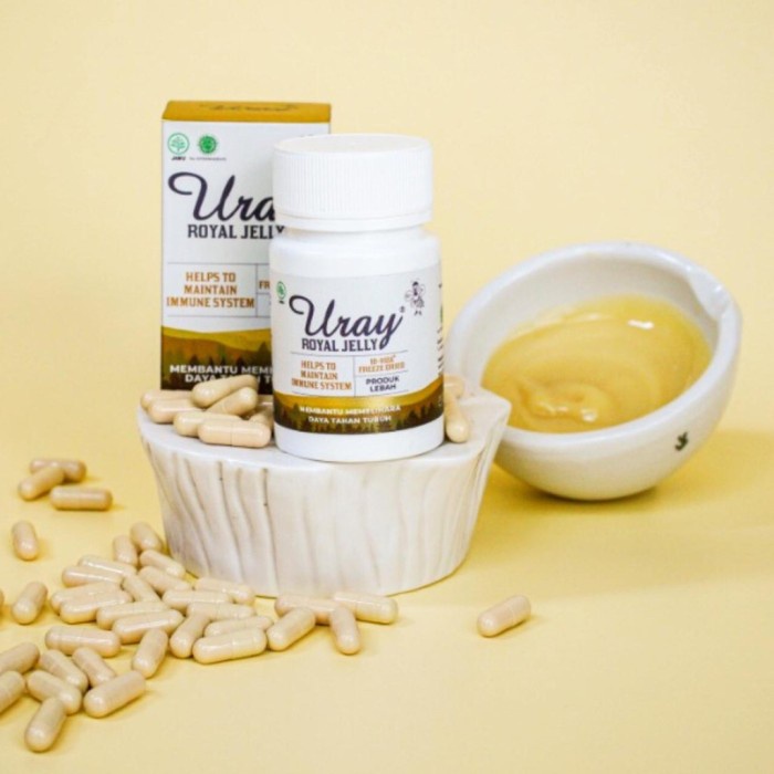 

TERLARIS Uray Royal Jelly 30 Kapsul / Madu Royal Jelly