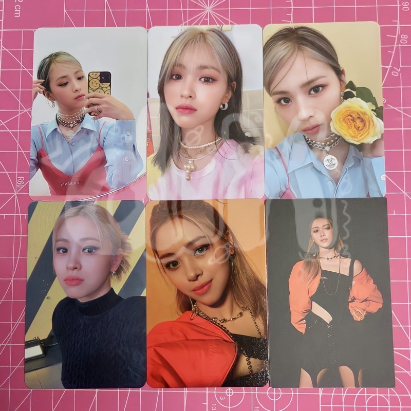 photocard ryujin crazy in love & guess who