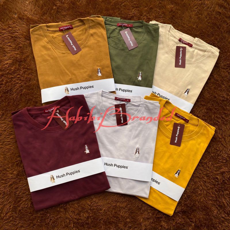 HUSH PUPPIES KAOS HUSH PUPPIES LOGO BORDIR