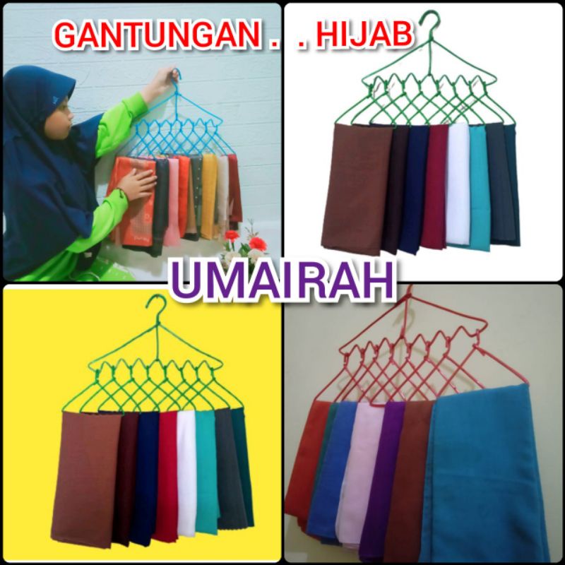 Gantungan jilbab serbaguna / Gantungan hijab minimalis 8 susun
