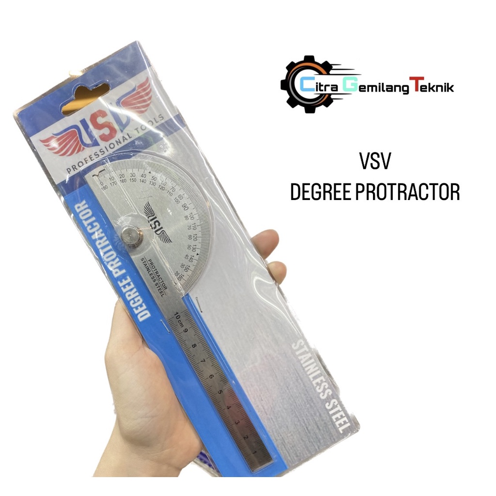

VSV degree protractor/ busur derajat/ pengukur sudut/ penggaris bus