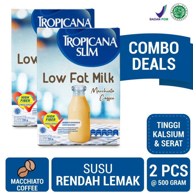 

Twin Pack: Tropicana Slim Susu Low Fat Macchiato Coffee 500gr TERLARIS TERPERCAYA ORIGINAL