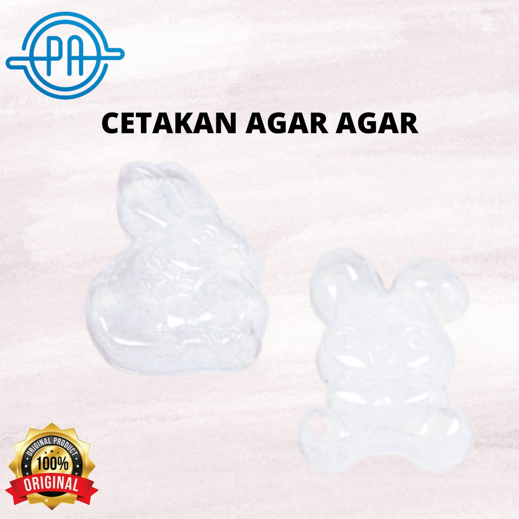 CERAKAN AGAR AGAR JELLY MINI / CETAKAN AGAR PUDING PLASTIK TRANSPARAN