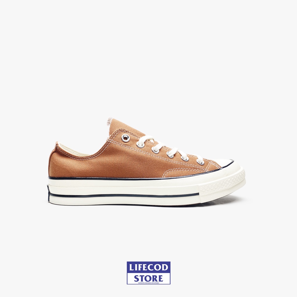 Sepatu Sneakers Pria Converse Chuck 70s Ox Mineral Clay Egret Original Resmi