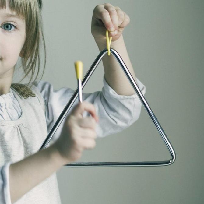

Children Music Musical Percussion Instrument Steel Triangle