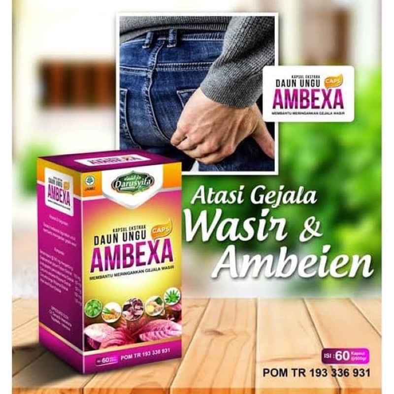 

DAUN UNGU AMBEXA - MEMBANTU MERINGANKAN GEJALA WASIR - HERBAL ALAMI - 100% HALAL AMPUH
