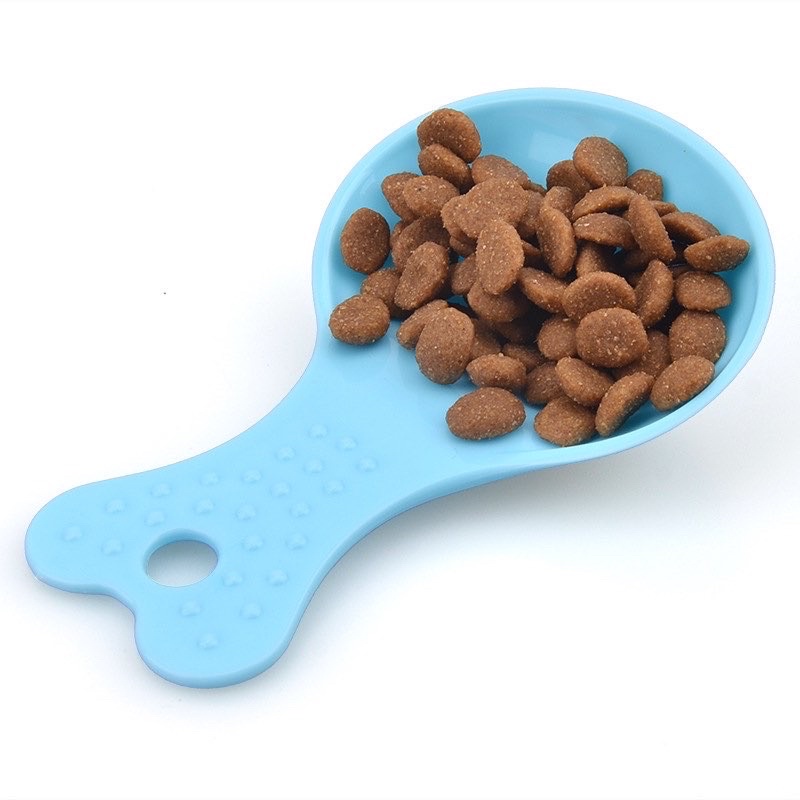 Candy color dog food spoon