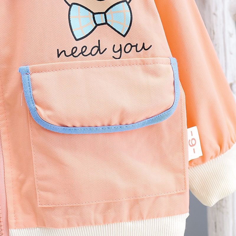 JBC NEW Jaket bayi dan anak motif beruang need you / jaket unisex anak kualitas premium