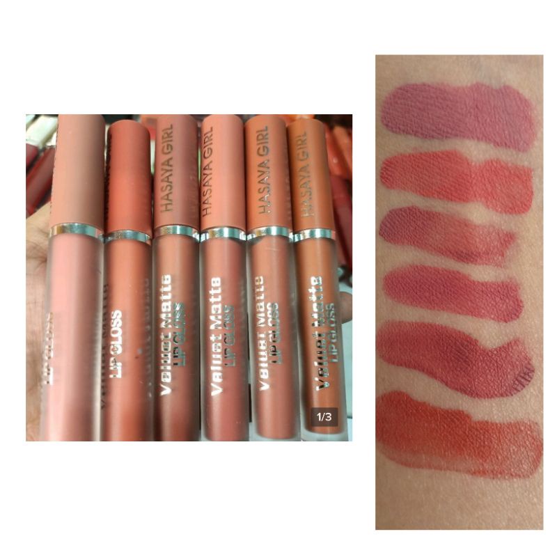 Lipgloss Matte Hasaya Girl Lipcream