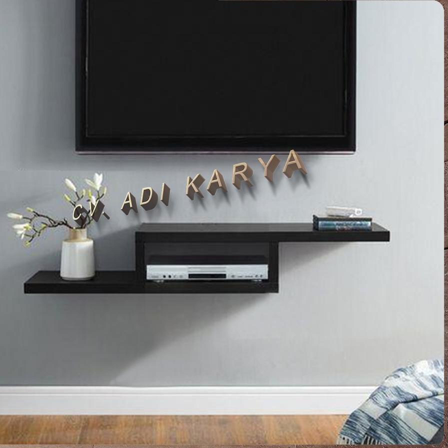 Special Rak Tv Dinding Minimalis Dekorasi Meja Gantung Susun Serbaguna Hiasan Tempat Penyimpanan Mul